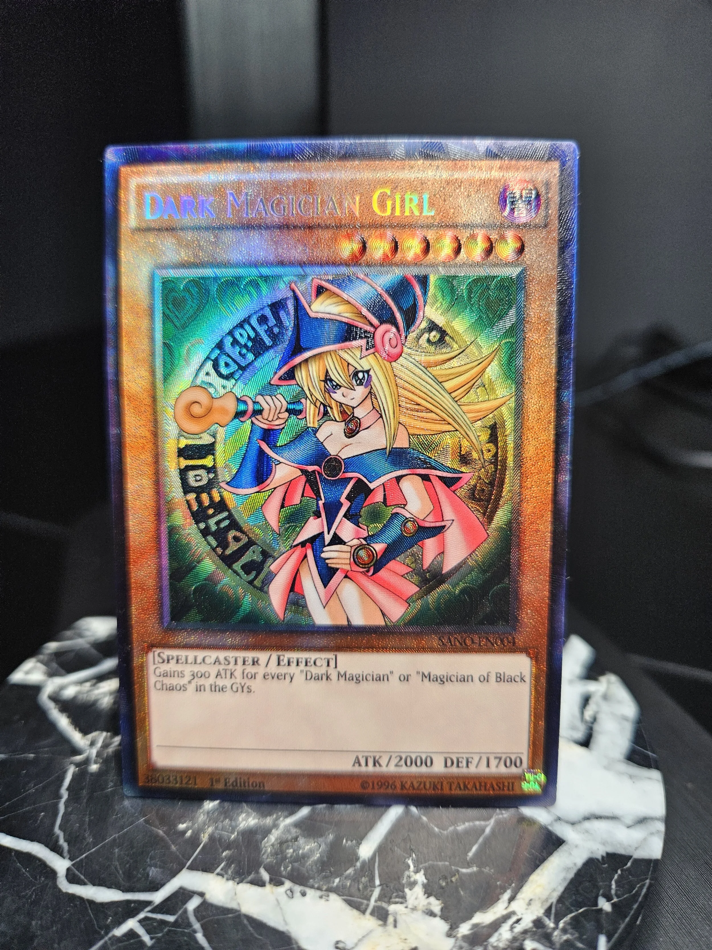 ARS9 DARK MAGICIAN GIRL MP22 PSE 鑑定書付 英語 Dark Magician Girl (Ultimate Rare - MP22 Art - OCG) — ValueTCG